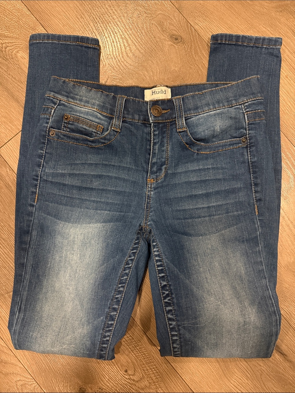 Mudd Distressed Indigo Skinny Jeans